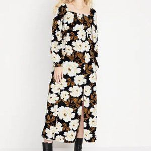 Old Navy Waist-Defined Square-Neck Maxi Dress/ NWT/ Small